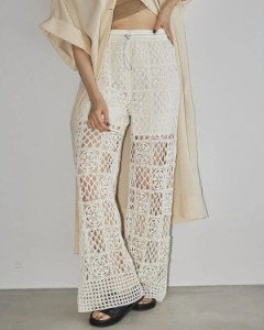 【SALE】【40％OFF】【即納】TODAYFUL トゥデイフル LIFEs ライフズ　Crochet Lace Pants クロシェレースパンツ 12310709 吉田怜香【2023