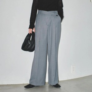 【即納】TODAYFUL トゥデイフル LIFEs ライフズ　Asymmetry Twill Trousers アシンメトリーツイルトラウザーズ パンツ 12410702 吉田怜香