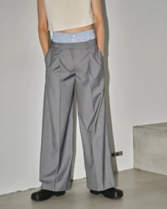 【即納】TODAYFUL トゥデイフル LIFEs ライフズ　Double Waist Trousers ダブルウェストトラウザーズ パンツ 12410715 吉田怜香【2024】