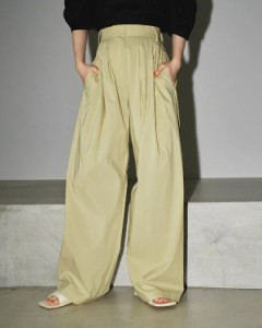 【即納】TODAYFUL トゥデイフル LIFEs ライフズ　Typewriter Tuck Trousers タイプライタータックトラウザーズ パンツ 12410717 吉田怜香