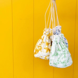 【即納】beej ビージ beej_Corduroy tie-dye Dsbag コーデュロイタイダイDSバッグ ショルダーバッグ 巾着　インド【2022】【SS】【2022春