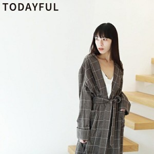 TODAYFUL トゥデイフル LIFEs ライフズ Brushed Check Gown ブラッシュド チェックガウン 【入荷】