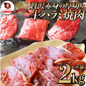 牛 ハラミ 焼肉 2kg（250g×8P）牛肉 メガ盛り バーベキュー BBQ  肉用 当日発送 美味しい ホットプレート 焼肉 お徳用 お土産 メガ盛り 