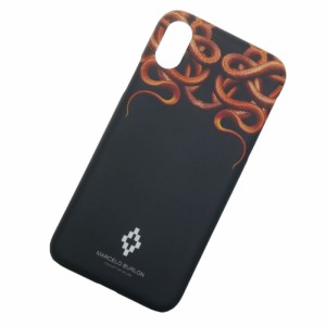 【旧作処分セール 85％OFF！】MARCELO BURLON マルセロバーロン iPhone X（iPhone10）対応ケース SNAKES X CASE / CMPA007R19008089 ブラ