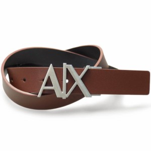 【セール 30％OFF！】ARMANI EXCHANGE アルマーニエクスチェンジ メンズリバーシブルレザーベルト 951017 CC505 ブラウン×ブラック