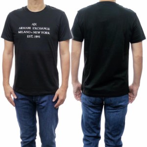 【セール 40％OFF！】ARMANI EXCHANGE アルマーニエクスチェンジ メンズクルーネックTシャツ 3RZTBD ZJA5Z ブラック