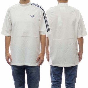 【セール 50％OFF！】ADIDAS Y-3 アディダスワイスリー メンズクルーネックTシャツ HZ8871 / 3S SS TEE オフホワイト