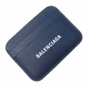 【セール 35％OFF！】BALENCIAGA バレンシアガ レディースカードケース CASH CARD HOLDER / 593812 1IZI3 ネイビー