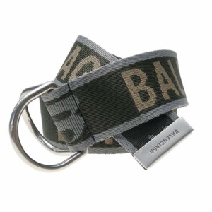 【16％OFF！】BALENCIAGA バレンシアガ メンズダブルリングナイロンベルト 703137 210AA / D RING BELT 35 カーキ /2024春夏新作