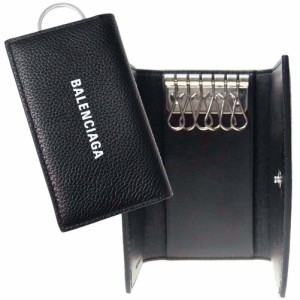 【○％OFF！】BALENCIAGA バレンシアガ メンズ6連キーケース 640537 1IZI3 / CASH KEYC W/S RING ブラック /定番人気商品