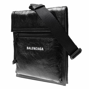 【9％OFF！】BALENCIAGA バレンシアガ メンズショルダーバッグ 655982 1VG7X / EXPLOR POU ST S ARENA LAMB BG ブラック /2024春夏新作