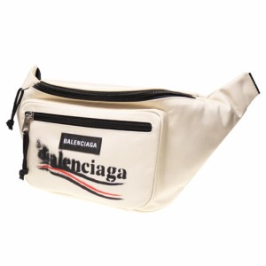 【9％OFF！】BALENCIAGA バレンシアガ メンズボディバッグ 482389 2AA29 / EXPLORER BELTPACK オフホワイト /2024春夏新作