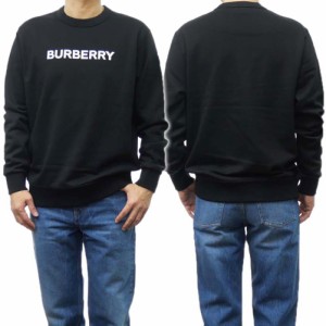 【○％OFF！】BURBERRY バーバリー メンズトレーナー 8083142 1 / BURLOW CF ブラック /2024春夏新作