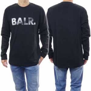 【セール 45％OFF！】BALR. ボーラー メンズクルーネックロングTシャツ B1111.1044 / Frorck Relaxed Tunnel Longsleeve T-Shirt  ブラッ