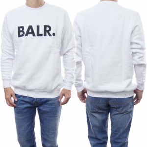 【セール 53％OFF！】BALR. ボーラー メンズトレーナー B1262.1022 / Brand Straight Crewneck ホワイト