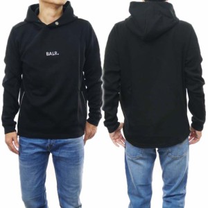 【セール 50％OFF！】BALR. ボーラー メンズプルオーバーパーカー B1261.1003 / Q-Series Straight Classic Hoodie ブラック