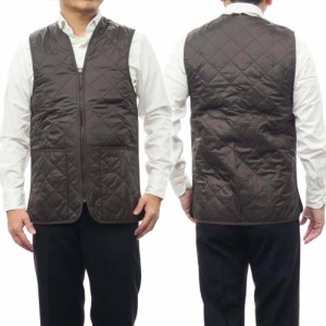 【セール 35％OFF！】BARBOUR バブアー メンズキルティングベスト/ライナーベスト MLI0001 / QUILTED WAISTCOAT / ZIP IN LINER ブラウン