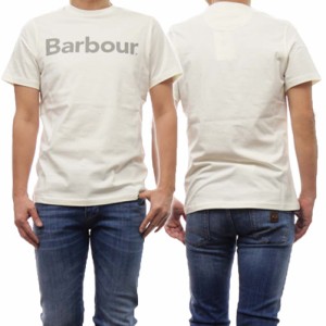 【〇％OFF！】BARBOUR バブアー メンズクルーネックTシャツ MTS0531 オフホワイト /2024春夏新作