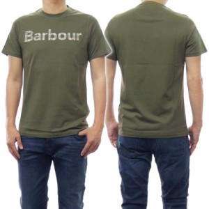 【42％OFF！】BARBOUR バブアー メンズクルーネックTシャツ MTS1265 カーキ /2024春夏新作