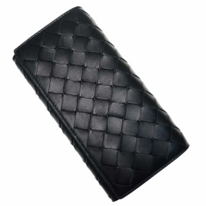 【セール 20％OFF！】BOTTEGA VENETA ボッテガヴェネタ レディース長財布（小銭入れ付き） 742936 VCPP3 ブラック