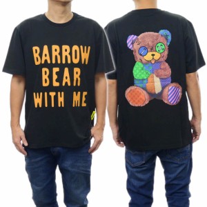 【セール 45％OFF！】BARROW バロウ クルーネックTシャツ F3BWUATH130 ブラック