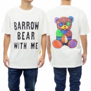 【セール 45％OFF！】BARROW バロウ クルーネックTシャツ F3BWUATH130 ホワイト