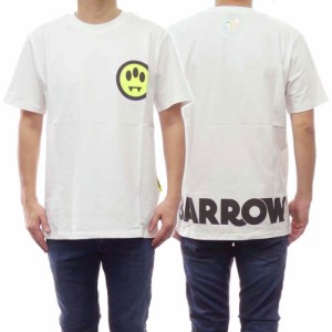 【セール 45％OFF！】BARROW バロウ クルーネックTシャツ 034107 ホワイト