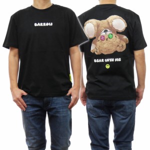 【○％OFF！】BARROW バロウ クルーネックTシャツ S4BWUATH147 ブラック /2024春夏新作