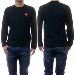 【セール ○％OFF！】PLAY COMME des GARCONS プレイコムデギャルソン メンズクルーネックロングTシャツ AZ-T118-051 ブラック