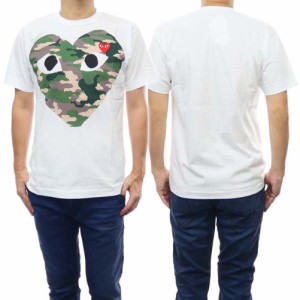 【セール ○％OFF！】PLAY COMME des GARCONS プレイコムデギャルソン メンズクルーネックTシャツ AZ-T242-051 ホワイト