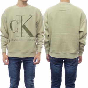 【セール 50％OFF！】CALVIN KLEIN JEANS カルバンクラインジーンズ メンズトレーナー J30J320845 ピスタチオ