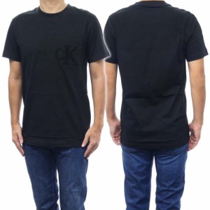 【セール 50％OFF！】CALVIN KLEIN JEANS カルバンクラインジーンズ メンズクルーネックTシャツ J323492 ブラック