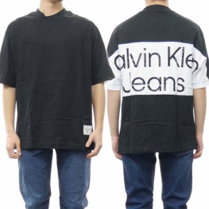 【セール 40％OFF！】CALVIN KLEIN JEANS カルバンクラインジーンズ メンズクルーネックTシャツ J30J322508 ブラック