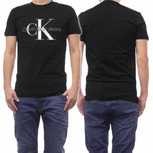 【○％OFF！】CALVIN KLEIN JEANS カルバンクラインジーンズ メンズクルーネックTシャツ J320935 ブラック /定番人気商品