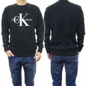 【○％OFF！】CALVIN KLEIN JEANS カルバンクラインジーンズ メンズトレーナー J320933 ブラック /定番人気商品