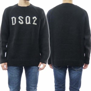 【セール 55％OFF！】DSQUARED2 ディースクエアード メンズニット セーター S71HA1137 S18089 ブラック