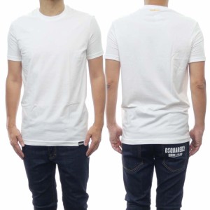 【セール 40％OFF！】DSQUARED2 ディースクエアード メンズクルーネックTシャツ D9M204620 ホワイト