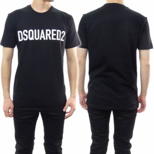 【セール 55％OFF！】DSQUARED2 ディースクエアード メンズクルーネックTシャツ S74GD1126 S24321 ブラック