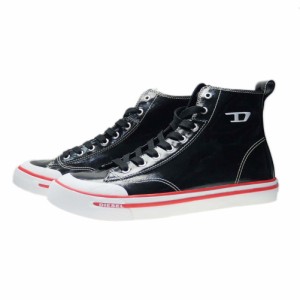 【セール 50％OFF！】DIESEL ディーゼル メンズハイカットスニーカー Y02879 P4789 / S-ATHOS MID ブラック