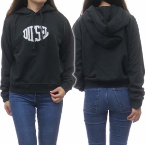 【セール 55％OFF！】DIESEL ディーゼル レディースプルオーバーパーカー A06572 0NQAZ / F-REGGY-HOOD-E2 ブラック