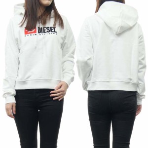 【セール 65％OFF！】DIESEL ディーゼル レディースプルオーバーパーカー F-REGGY-HOOD-DIV / A05029 0BAWT ホワイト