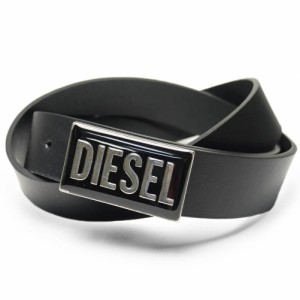 【セール 45％OFF！】DIESEL ディーゼル メンズレザーベルト X09582 PR227 / B-GLOSSY ブラック