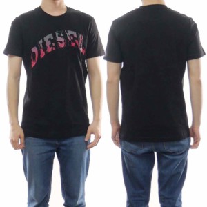 【セール 45％OFF！】DIESEL ディーゼル メンズクルーネックTシャツ A10642 0AAXJ / T-DIEGOR-G14 ブラック