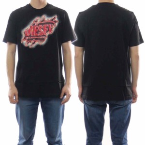 【セール 45％OFF！】DIESEL ディーゼル メンズクルーネックTシャツ A09754 0AAXJ / T-JUST-E43 ブラック