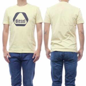 【セール 45％OFF！】DIESEL ディーゼル メンズクルーネックTシャツ A09674 0CATM / T-DIEGOR-G10 イエロー