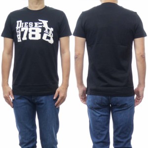 【セール 45％OFF！】DIESEL ディーゼル メンズクルーネックTシャツ A08665 0AAXJ / T-DIEGOR-G7 ブラック