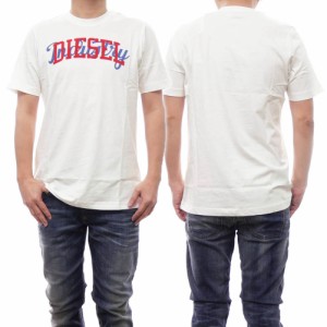 【40％OFF！】DIESEL ディーゼル メンズクルーネックTシャツ A12441-0GRAI / T-JUST-N10 オフホワイト /2024春夏新作