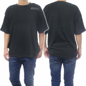 【40％OFF！】DIESEL ディーゼル メンズクルーネックTシャツ A12148 0AJBE / T-BOXT-DBL ブラック /2024春夏新作