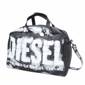 【○％OFF！】DIESEL ディーゼル メンズボストンバッグ X09859 P6338 / RAVE DUFFLE L X ブラック /2024春夏新作