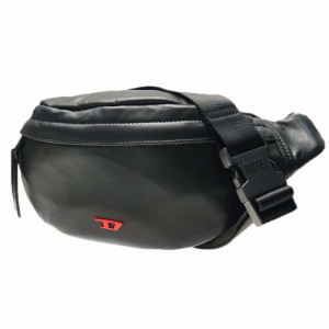 【29％OFF！】DIESEL ディーゼル メンズボディバッグ X09924 P2809 / RAVE BELTBAG ブラック /2024春夏新作